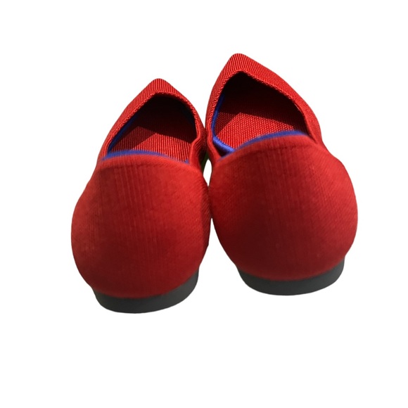 Rothy’s The Point Chili Red Flats, Sz 7 - Picture 12 of 13